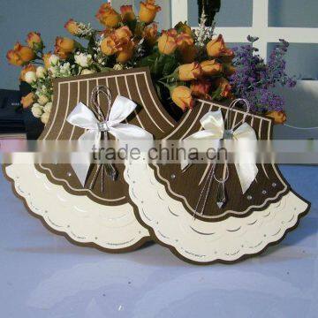 Top Quality Nice Handmade Wooden Invitation Cards for Christmas Decorarion