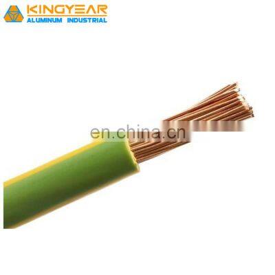 Hot sale 1.5mm 2.5mm 4mm 6mm 10mm single core solid or stranded copper Pvc house wiring cable and building wire