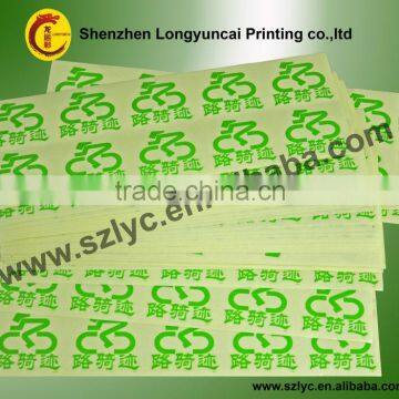 customized adhesive vinyl car sticker