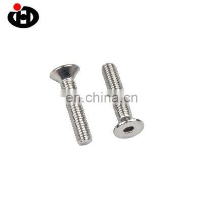 Hot Sale 304 Stainless Steel  Bolt Hex Socket Countersunk Screw DIN 7991