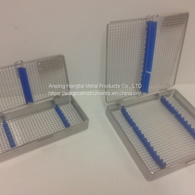 Sterilisation Basket With Silicone Inserts Laparoscopy Trays photo-3