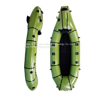 Super Light Inflatable Boat Packraft Fishing With Inflatable Floor photo-4