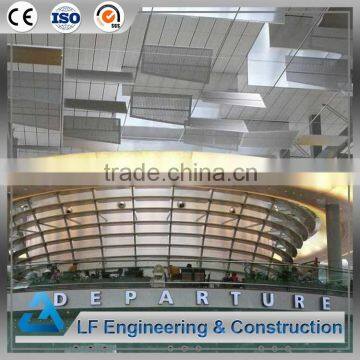 Light self-weight long span space frame space frame airport