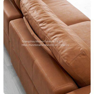 Nordic Minimalist Electric Multi-Function Semi-Recumbent Designer First-Class Three-Proof Technology Cloth Light Luxury Sofa photo-4