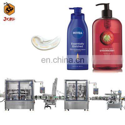 Low Price Automatic Lotion Bottle Filling Line Shampoo Shower Gel Bottle Filling Machine Hair Dye Conditioner Filling Machine