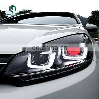 Landnovo Car Accessories Headlamp for VW Golf 6 2010-2012 Led Head Lamp Assembly