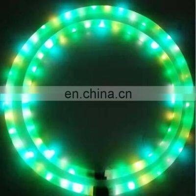 New Glow Cheap Collapsible Led Rhythmic Gymnastics Hulas Light Hoops