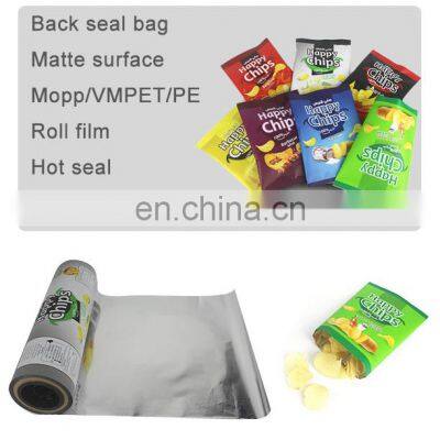 40-60 Microns Printing Laminated Plastic Snack Potato Chips Sachet Packaging Roll Film photo-4