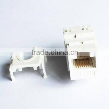 Leviton type cat. 6 180 degree RJ45 Keystone Jack