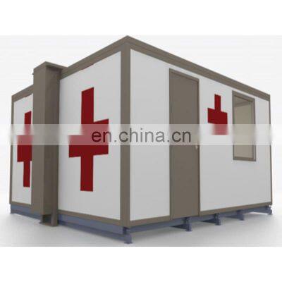 Expandable container homes luxury/with bedroom/kitchen and bathroom/portable hospital