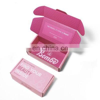 Customise Matte Black Gift Aircraft Corrugated Shipping Box Tuck Mailer Mail Clothing Box for Women photo-2