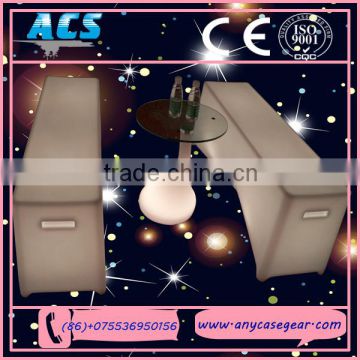 2015 ACS hot sell LED table for bars, coffee shops