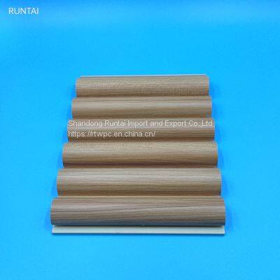 Wall Cladding WPC Exterior Outdoor Composite Wall Panel Wood Wall Panel Co-extruded Fluted Cladding Panel 160-15mm photo-4