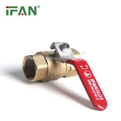IFAN High Quality Brass Ball Valve 3/4 Female Ball Valve Water Supply Brass Valve photo-2