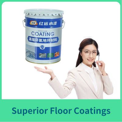 Low Price Solvent-Free Self-Flowing Epoxy Floor Paint (yellow) /Chemical Plant/Environmentally Friendly Products/Industrial Use