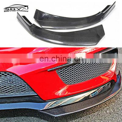 C117 CLA CLA45 Carbon Fiber Front Lip Front Spoiler Front Bumper Lip For Mercedes Benz C117 CLA