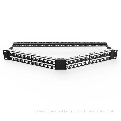 Enmane Brand 1U 48 Port Network Empty Patch Panel photo-2