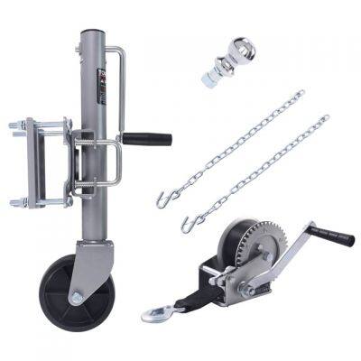 TOWKING Boat Trailer Accessory 1000lb Trailer Jack Side Wind photo-5