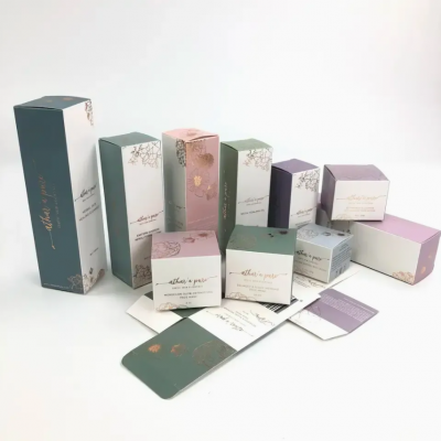 High Quality Silver Cardboard Outer Packaging Box UV Printing Boxes for Cosmetic/Mask/Cream photo-4