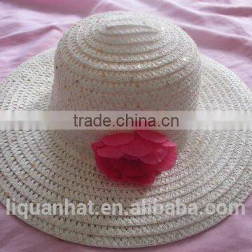Wholesale elegant lady summer sun straw hat