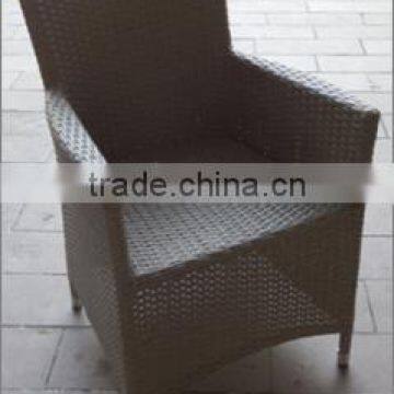 Single metal dining set woven furniture Rattan Chair