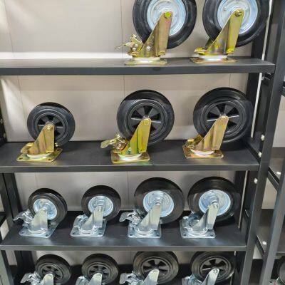 Mute Caster Steering Roller Directional Wheel Rubber Wheel Universal Pulley Crib Universal Wheel photo-2