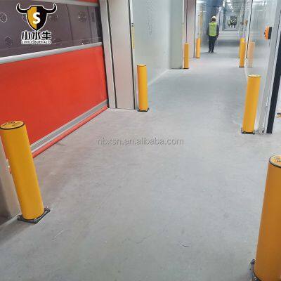 Flexible Column Polymer Elastic Bollard Isolation Pile Anti-impact Roller Curtain Door Elevator protection