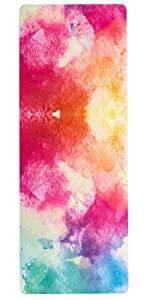 Eco Friendly Anti Slip High Quality Pilates New Design Elastic Memory Tpe Logo Printing Yoga Custom Gymnastics Mat