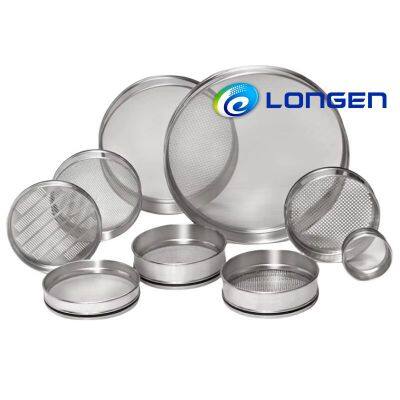 China Perforated Plate Wire Mesh Sieves 6 8 10 12 24 Inches Analysis Stainless Steel Screen for Laboratory photo-5