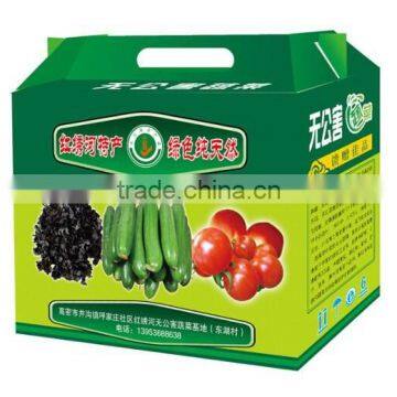 printed corrugated fruit and vegetable carton box