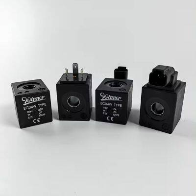 Sany Pump Truck Crane Air-cooled Motor Cartridge Valve 26V Directional Valve EC04W Solenoid Pneumatic Solenoid Valve Coil