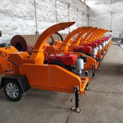 Compact Structure Whole Tree Wood Chipper Diesel Drum Chipper Crusher