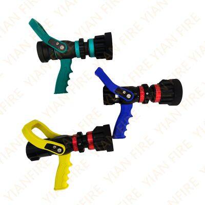 Multi-function fire hose nozzle with Amercica Nh thread