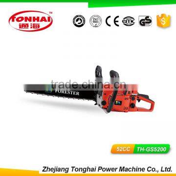 52CC Gasoline Chain Saw TH-GS5200 garden tools with CE electric chainsaws