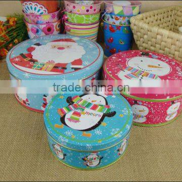 Round Metal Gift Tin Box photo-5