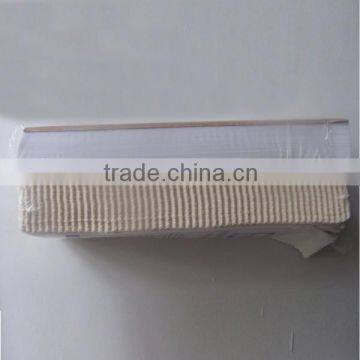 disposable and calendered waxing paper strip