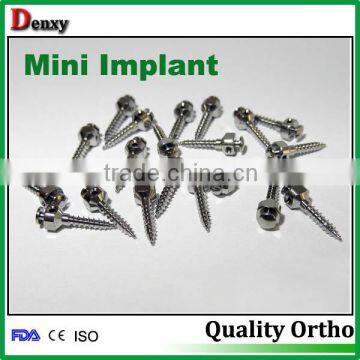 orthodontic mini dental micro implant manufacturing