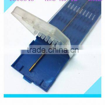 Beijing Brand Name WL15 3/32" Lanthanated Tungsten Weld Electrode with gold tip and 10pcs/packs