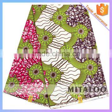 Mitaloo New Pattern African Real Wax Fabrics Prints Fabric MH3057