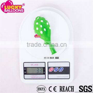 100% Latex Material and Everyday Festival Balloon Polka Dots Green photo-3