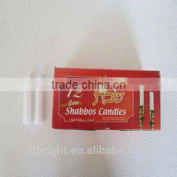 White Dripless Paraffin Shabbos Candle, Religious Candle, 10 Years Experience of Candle Production