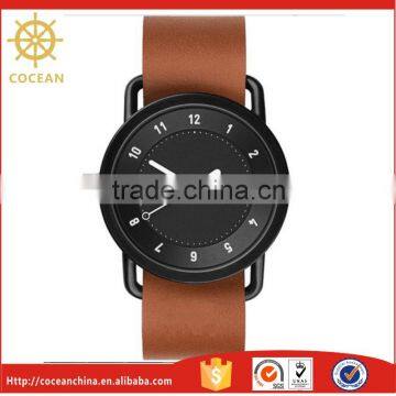 Hot Selling Happy Birthday Genuine Leather Strap Minimalist Watch