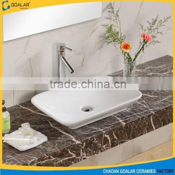 New Rectangular Bathroom Ceramic Art Basin