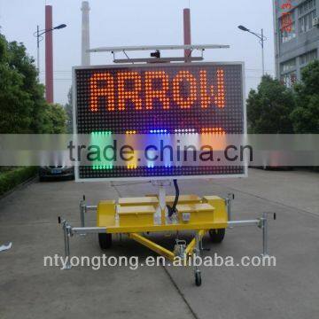 Australian Standards 5 color LED full matrix VMS trailer for traffic control