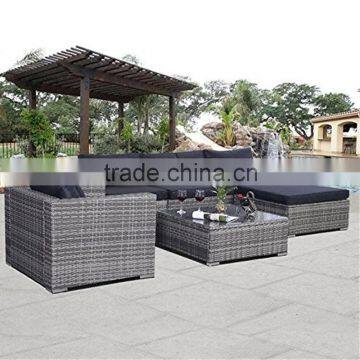 Garden Classic New Model Living Room Sofa Furniture Sets New Design Wicker Outdoor Rattan Sofa photo-2