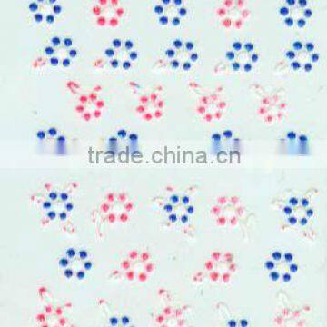 pretty color design nails accessories sticker