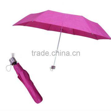 cheap promotion 3 fold manual umbrella