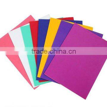 Hot Sale Assorted Colors Plain EVA Foam Sponge Sheets Stickers for Office Stationery DIY handcrafts