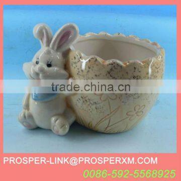 easter ceramic easter bunnies