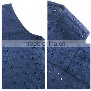 2016 Fashion Latest Women's Summer Coat Lace Shirt HCS1006 photo-3